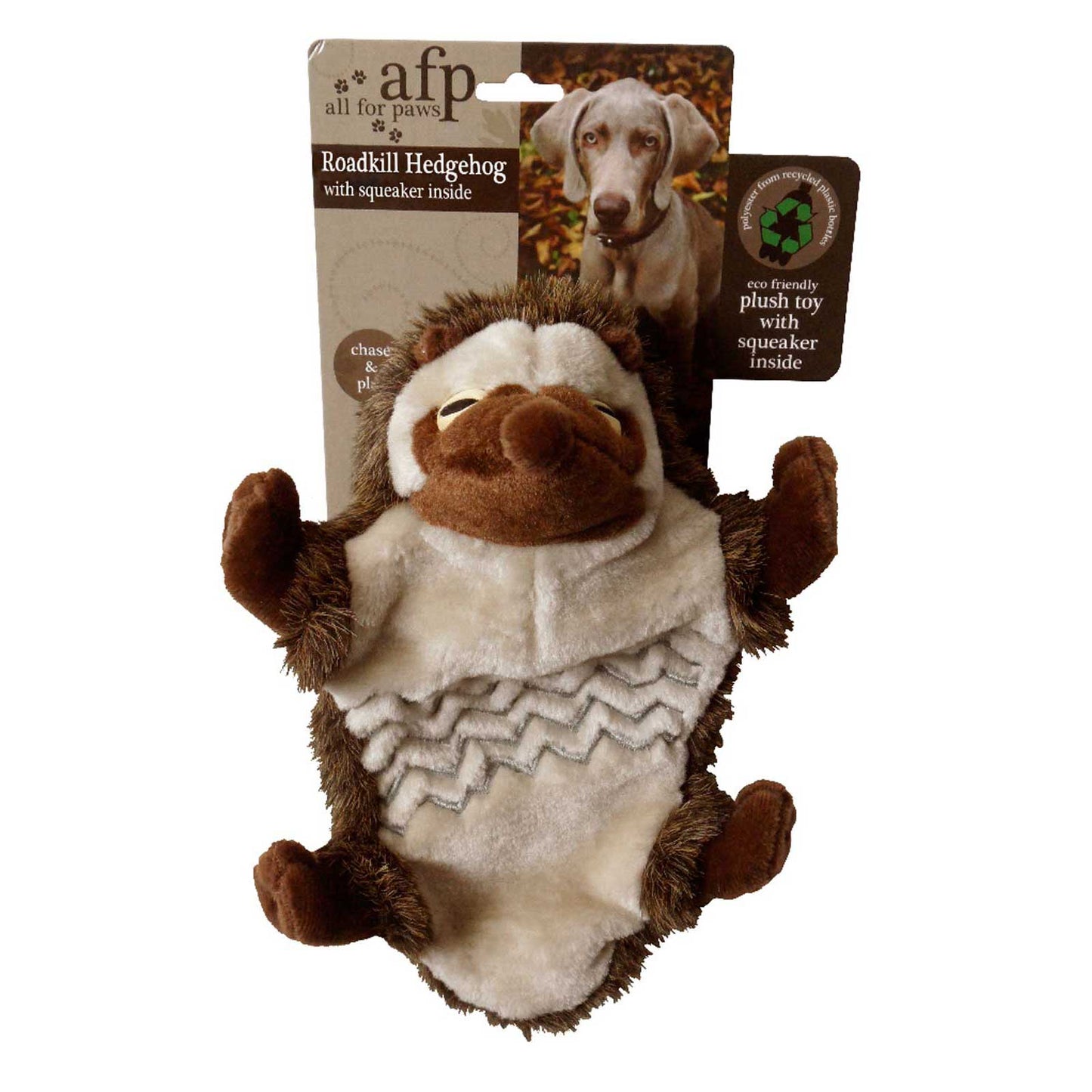 All for Paws Roadkill Hedgehog Dog Toy