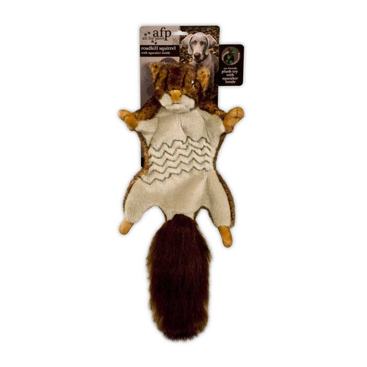 All for Paws Roadkill Squirrel Dog Toy